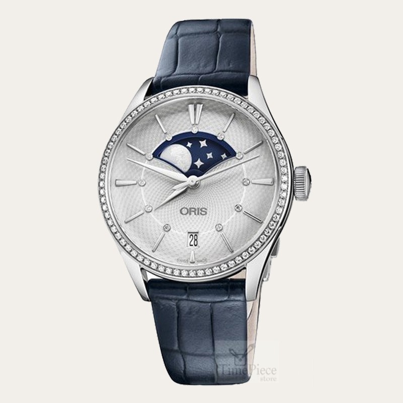 ORIS Artelier Grande Lune Date Ladies Watch 01 763 7723 4951 07 5 18 66FC