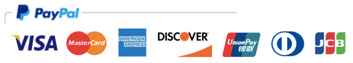 We accept VISA Master Amex Discover Union Pay Diners and JBC