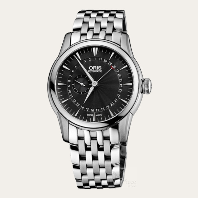 oris small second pointer date