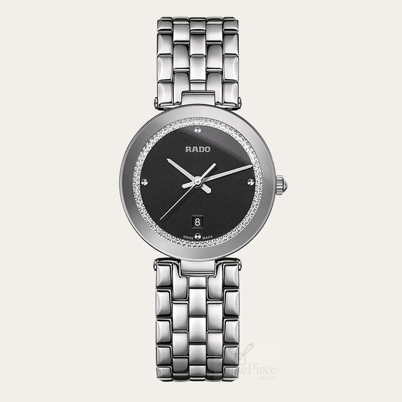 RADO - 《美品》RADO FLORENCE 腕時計 ブラック エレガント レディース