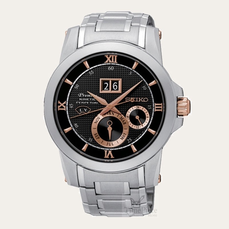 SEIKO Premier Kinetic Perpetual Calendar Men Watch SNP136P1 