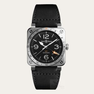 BELL AND ROSS Aviation Instruments GMT 42mm Men Watch [BR0393-GMT-ST/SCA]