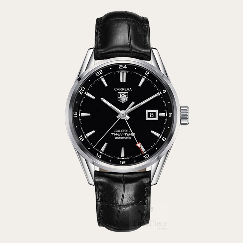 tag heuer carrera calibre 7 twin time automatic