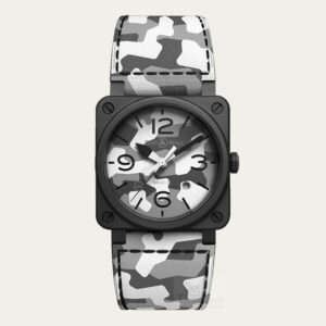 BELL AND ROSS Limited Edition BR 03-92 White Camo Men Watch [BR0392-CG-CE/SCA]