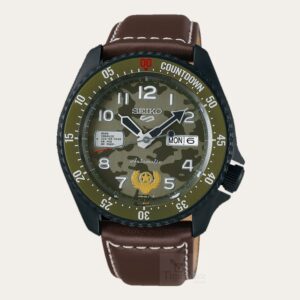 SEIKO Limited Edition Seiko 5 Sports Street Fighter Guile Indestructible Fortress Men Watch [SRPF21K1]