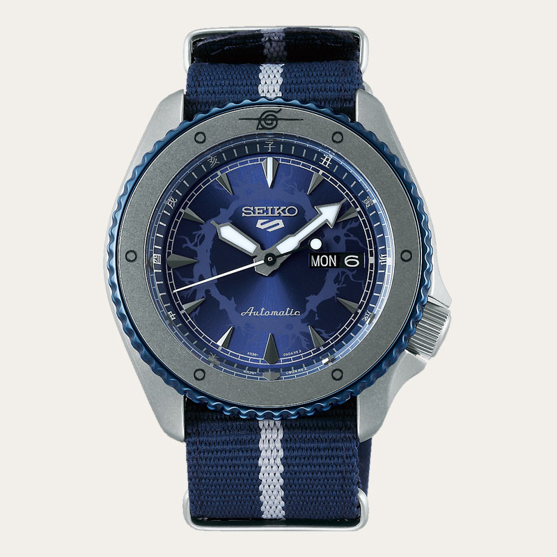 SEIKO Limited Edition 5 Sport Naruto and Boruto, Sasuke Uchiha Model Men  Watch [SRPF69K1] | TimePieceStore (TPS)