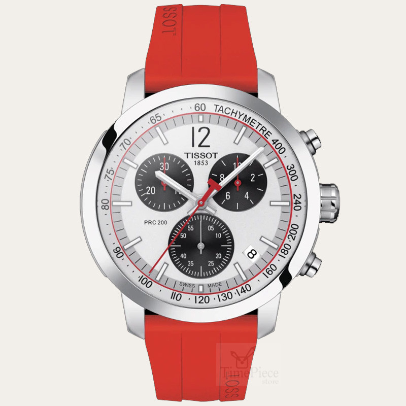 Tissot PRC 200 Cronografo Quarzo – 43 Mm, Cassa In Acciaio, Quadrante Nero, Referenza T114.417.17.057.00