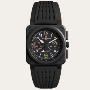 BELL AND ROSS Limited Edition BR-03 Chrono Rafale Solo Display Men Watch [BR0394-RSD-CE/SRB]