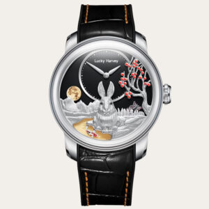 LUCKY HARVEY Limited Edition Silver Rabbit Men Watch [RABBIT SILVER]