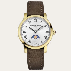 FREDERIQUE CONSTANT Classics Slimline Moonphase Ladies Watch [FC-206RS1S5]