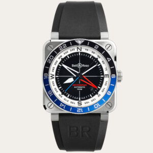 BELL AND ROSS Limited Edition BR-03 GMT Compass Men Watch [BR0393-COM-ST/SRB]