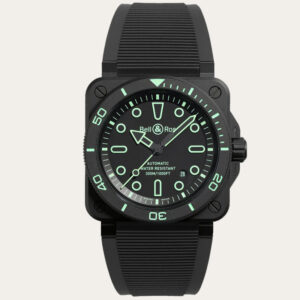 BELL AND ROSS Limited Edition BR-03 Diver Lum Outline Men Watch [BR03A-D-OL-CE/SRB]