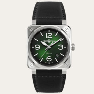 BELL AND ROSS BR-03 Green Steel Men Watch [BR03A-GN-ST/SCA]