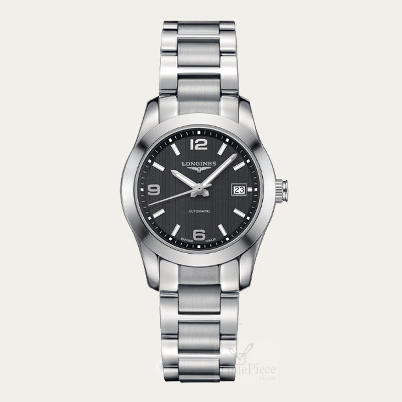 L2.285.4.56.6 LONGINES Conquest Classic Ladies Watch TimePieceStore